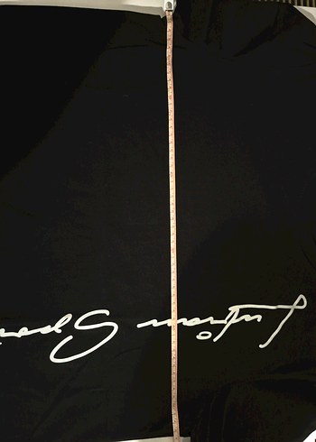 Siyah Baskılı Lufian Erkek Tişört - Görsel 3