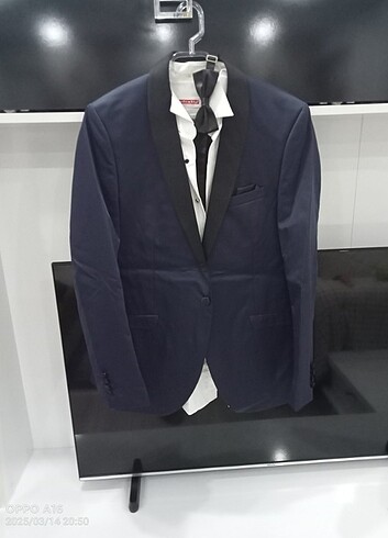 xl Beden lacivert Renk TERTEMİZ CARUTTE MİLANO SMOKİN TAKIMI