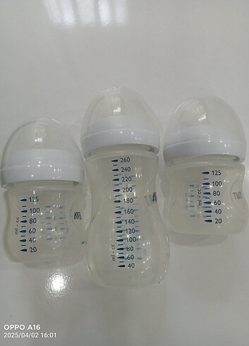 Philips TERTEMİZ 3 ADET PHİLİPS AVENT PP BİBERON