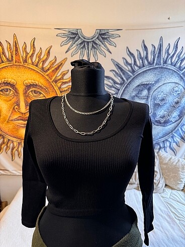 Zara | Uzun kollu crop