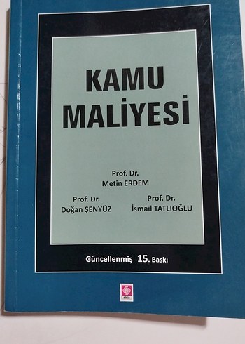 Kamu Maliyesi - Güncellenmiş 15. Baskı