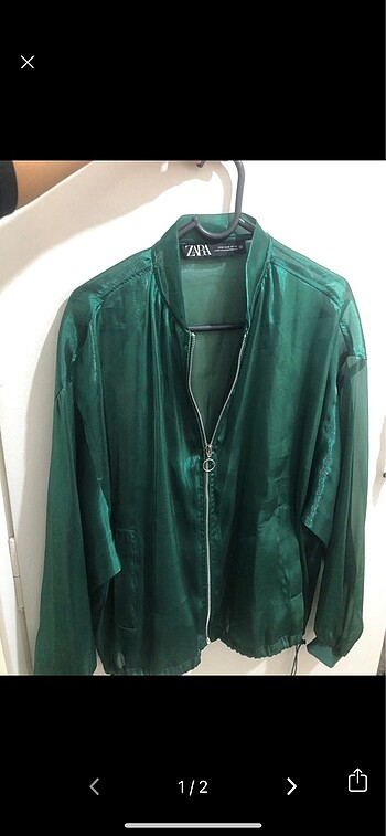 Zara transparan ceket