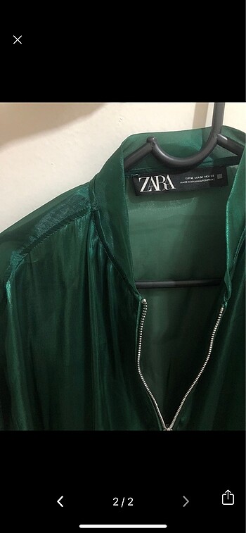 Zara Zara transparan ceket