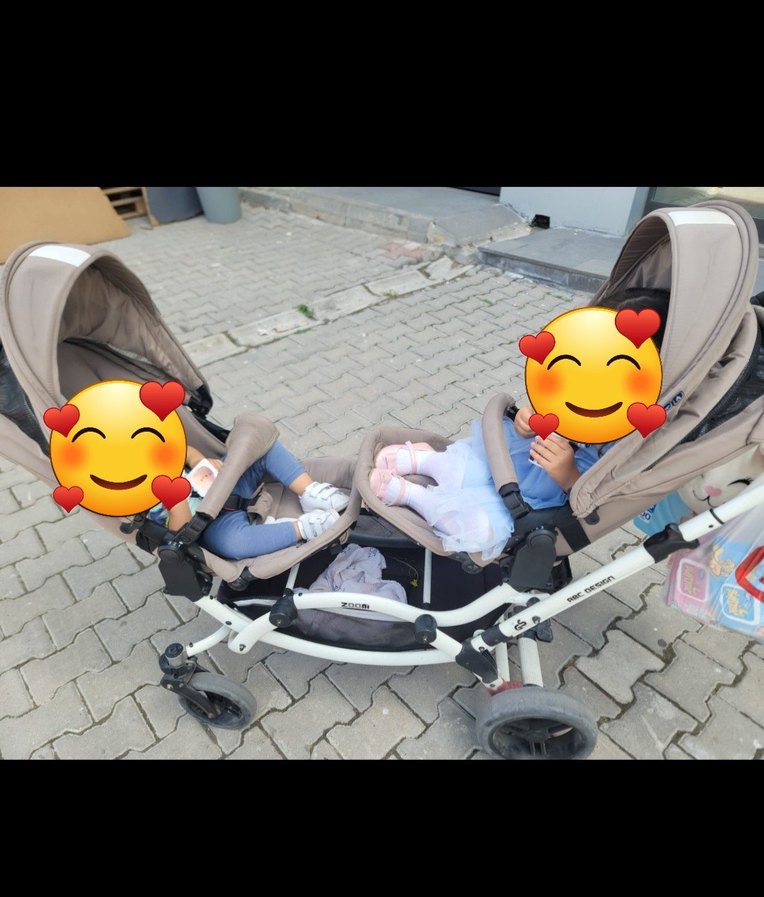 ABC Zoom İkiz bebek arabasi - Görsel 4