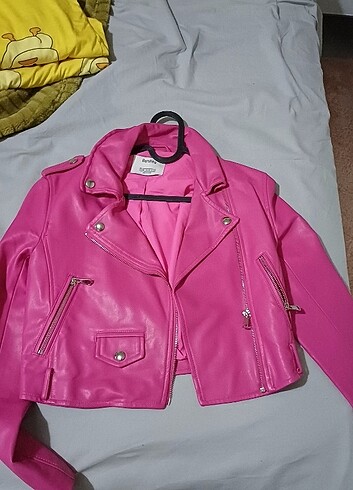 Deri Biker ceket