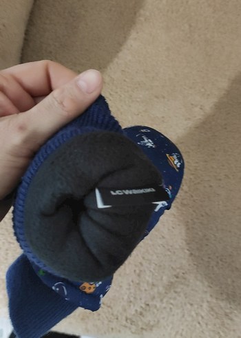 Erkek Çocuk Mavi Bağcıklı Street Wear Eldiven - Görsel 3