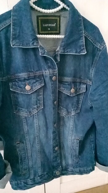 Denim kot ceket - Görsel 6