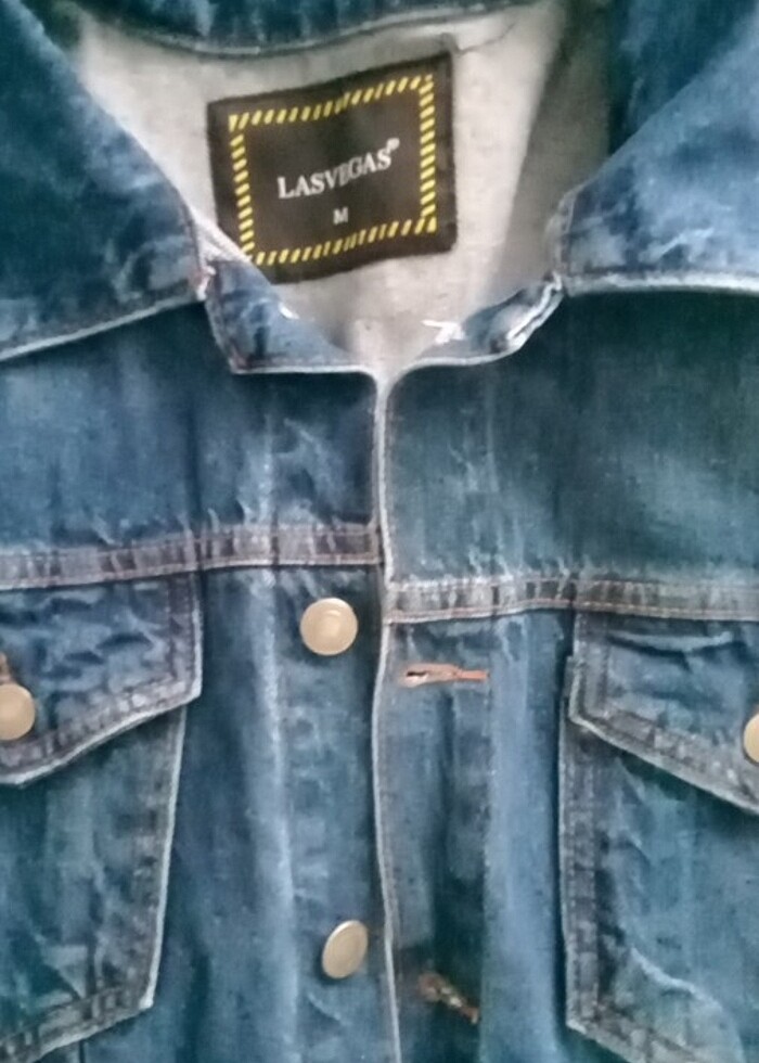 Denim kot ceket - Görsel 2