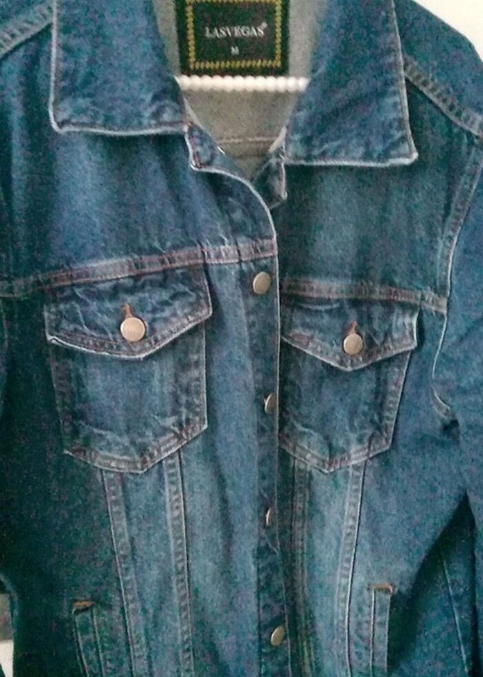 Denim kot ceket - Görsel 5