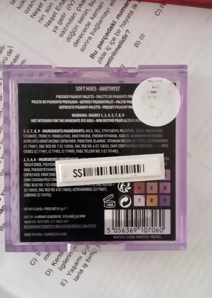 Lila far paleti - Görsel 4