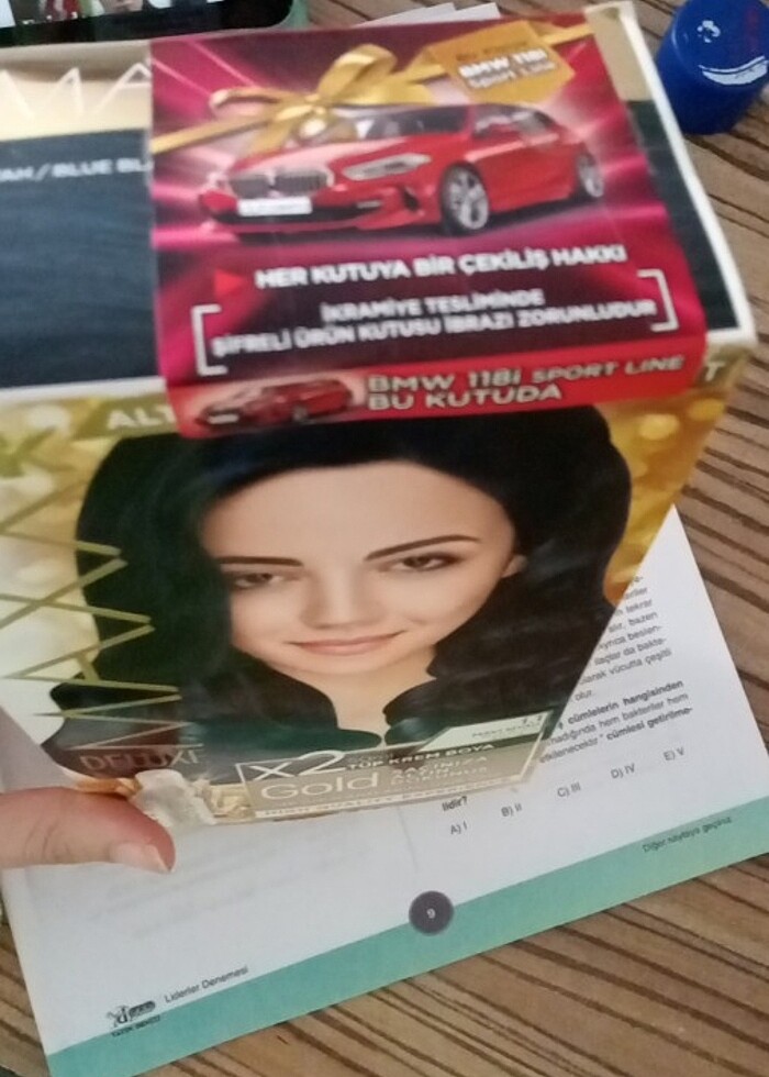 Gece mavisi saç boyası  - Görsel 3