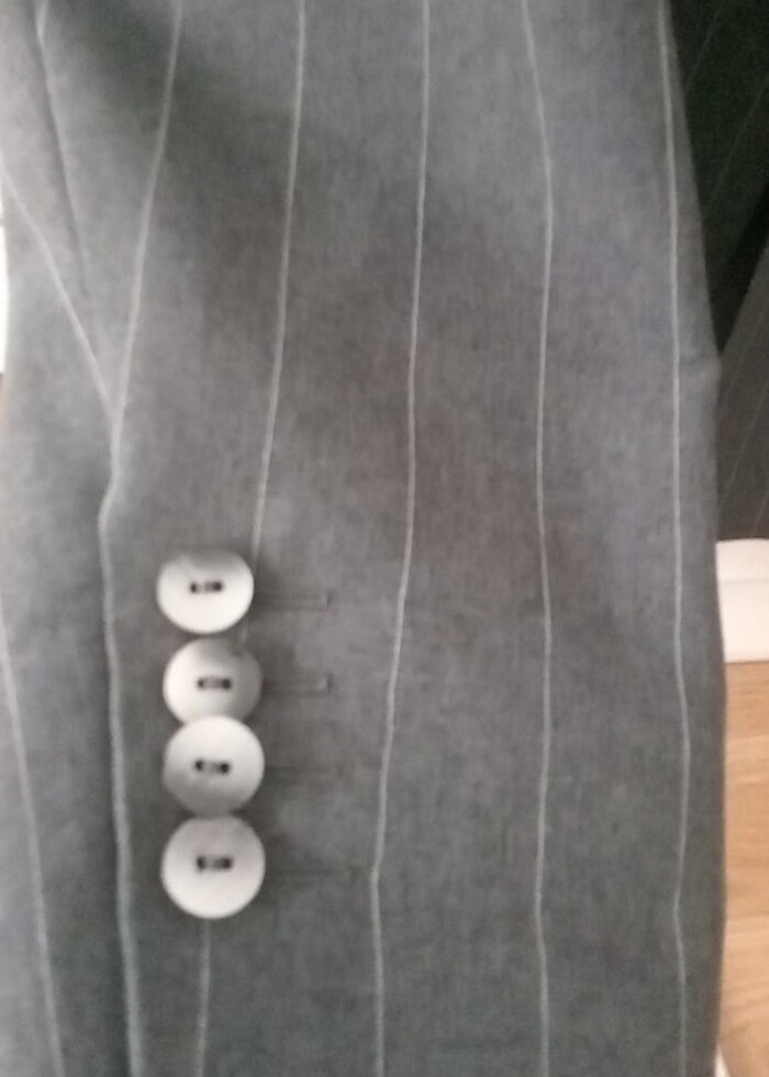 Çizgili Marks& Spencer blazer ceket  - Görsel 5