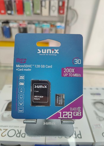 Sunix 128GB MicroSDHC Hafıza Kartı ve Kart Okuyucu