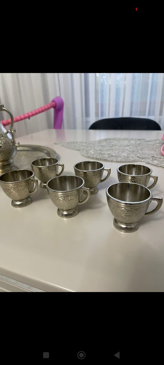 Parlak Gümüş zemzem seti - Görsel 3