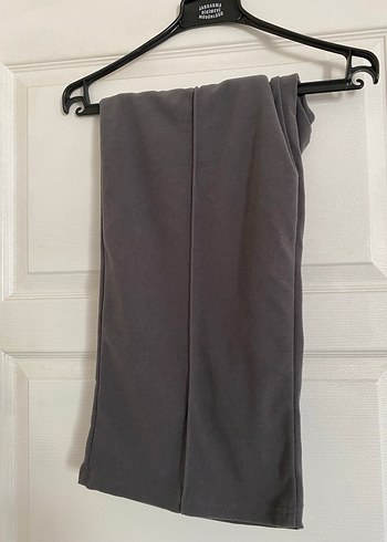 Gri Kadın Uzun Kollu Midi Tunik takım - Görsel 6