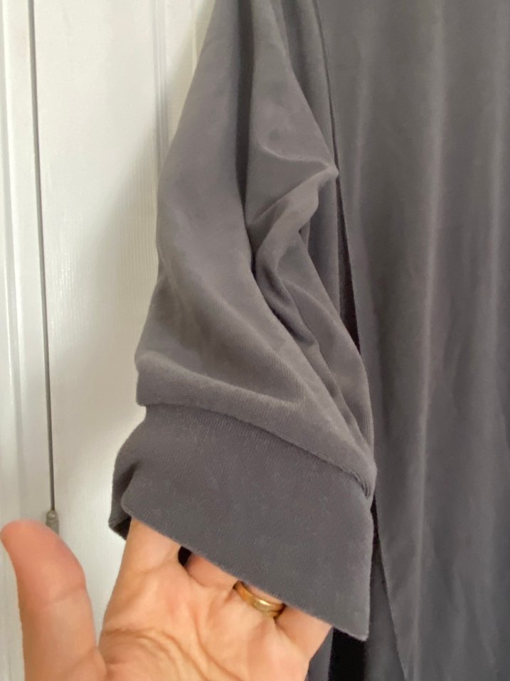 Gri Kadın Uzun Kollu Midi Tunik takım - Görsel 3