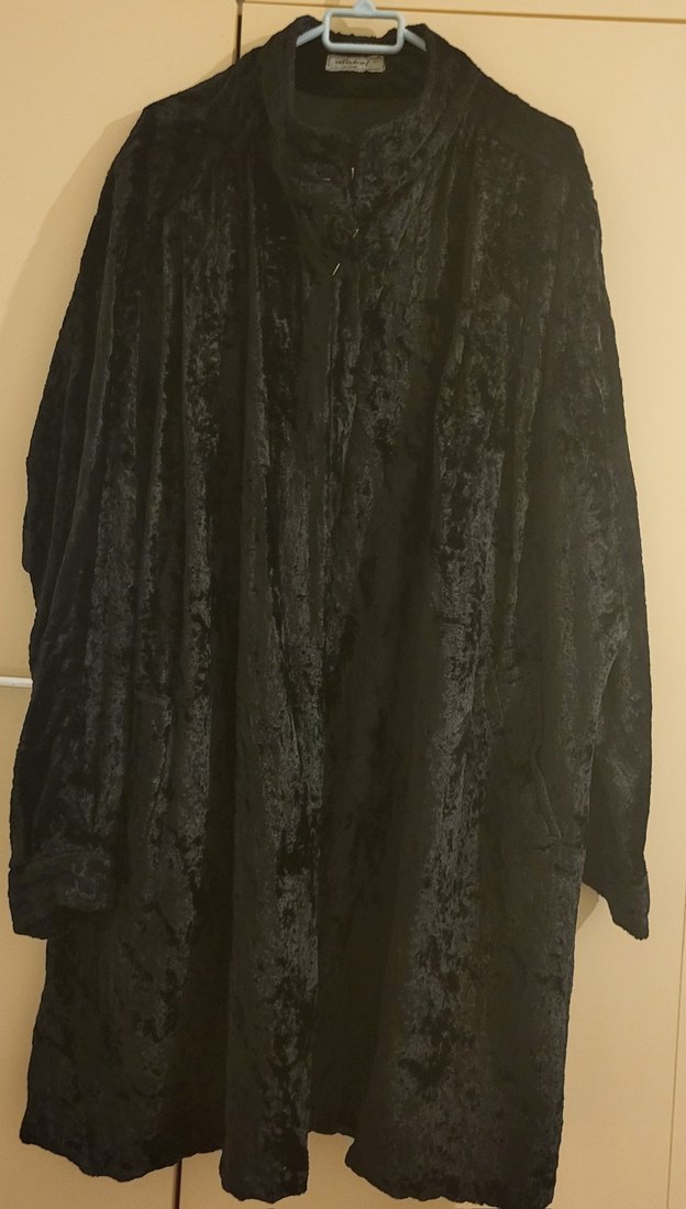 Siyah Uzun Kollu  Kadın kaban  ceket 40.42.44 - Görsel 2