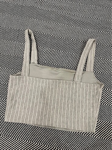Stradivarius Gri crop