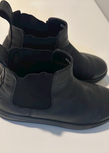 Divarese Erkek Siyah Deri  Bot - Görsel 3