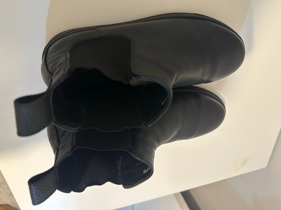 Divarese Erkek Siyah Deri  Bot - Görsel 4