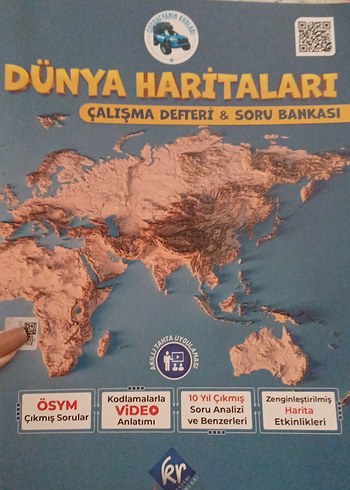 Dünya Haritaları Çalışma Defteri ve Soru Bankası