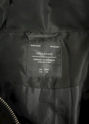 xs Beden Siyah Bomber Fermuarlı Kadın Mont