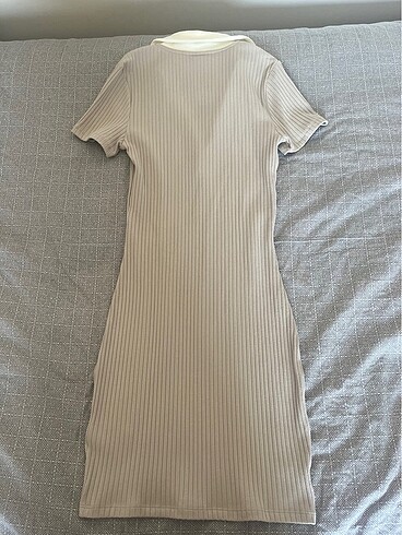 s Beden H&M bej rengi mini elbise