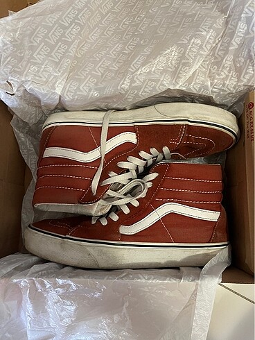 Vans Vans Sk8-Hi model kiremit rengi 38.5 ayakkabı