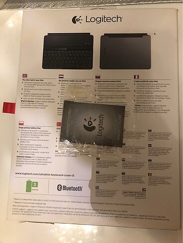Logitech Logitech ultrathin ipad klavyesi