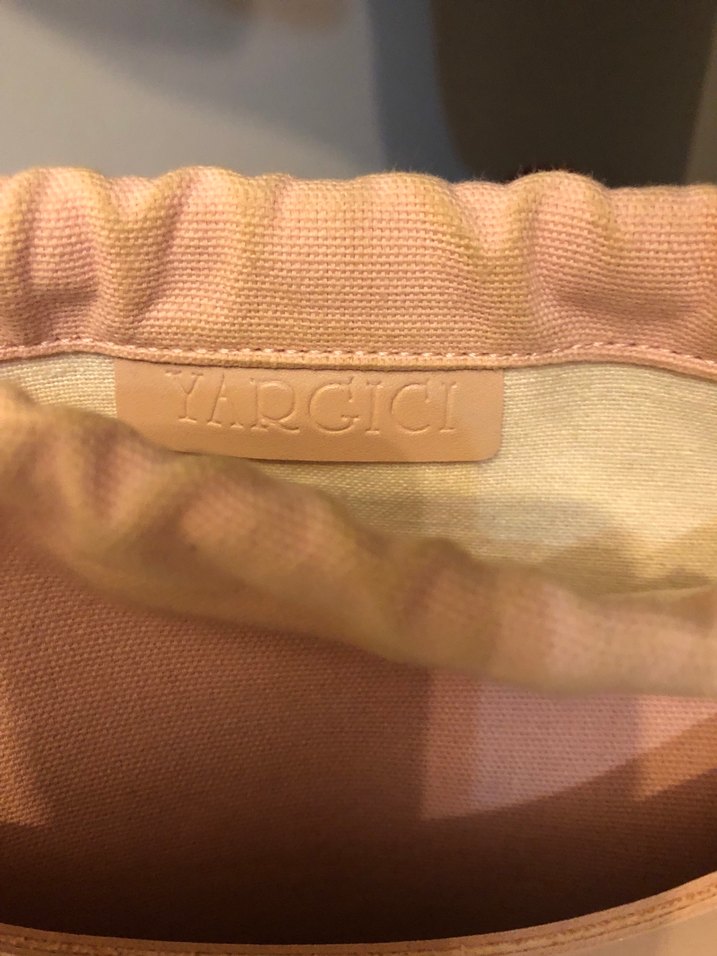 Yargıcı kadın omuz çantası pudra - Görsel 4