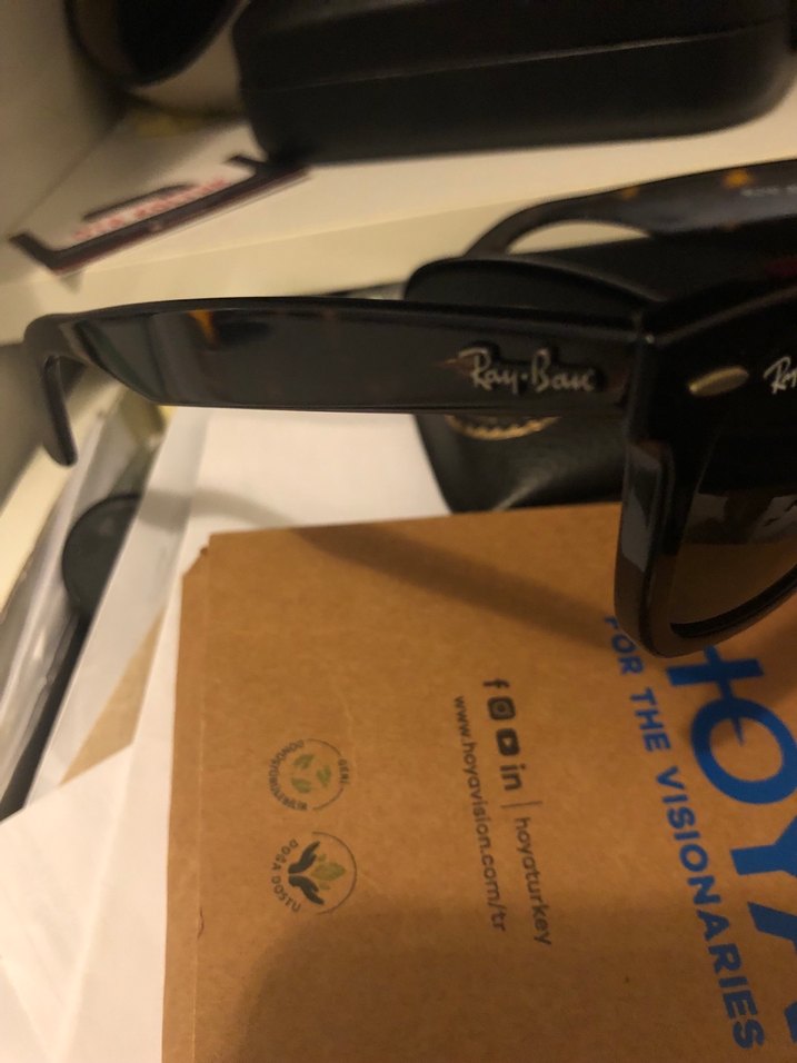 Ray-Ban wayfarer güneş gözlüğü - Görsel 3