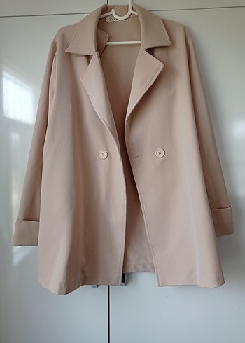Bej Midi sportif blazer
