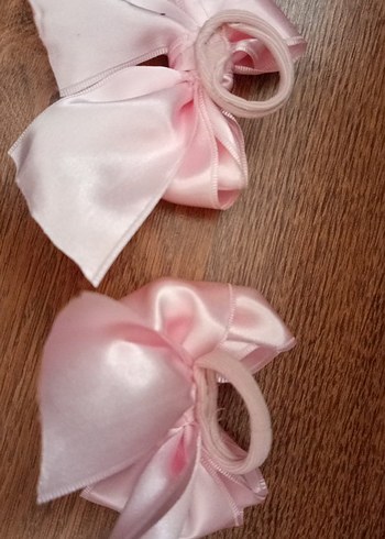 Pembe Fiyonk Detaylı Çocuk/Kadın Saç Tokası - Görsel 2