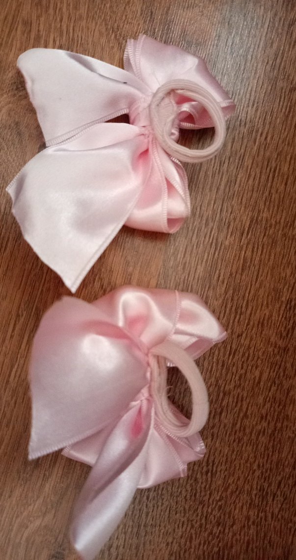 Pembe Fiyonk Detaylı Çocuk/Kadın Saç Tokası - Görsel 2