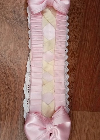 Pembe Lolita Kurdeleli Saç Aksesuarı - Görsel 2