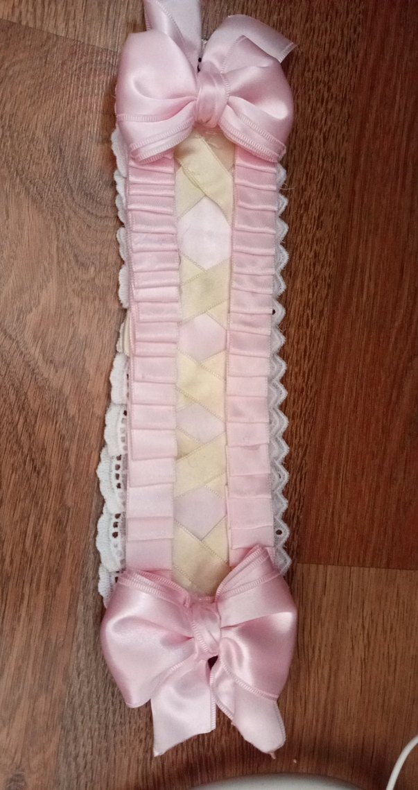 Pembe Lolita Kurdeleli Saç Aksesuarı - Görsel 2