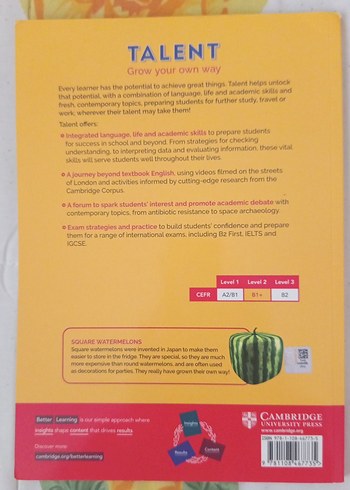 Cambridge Talent 2 Öğrenci Kitabı - Görsel 2