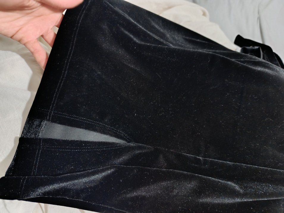 Siyah kare Yakalı Uzun Kollu Mini Elbise - Görsel 5