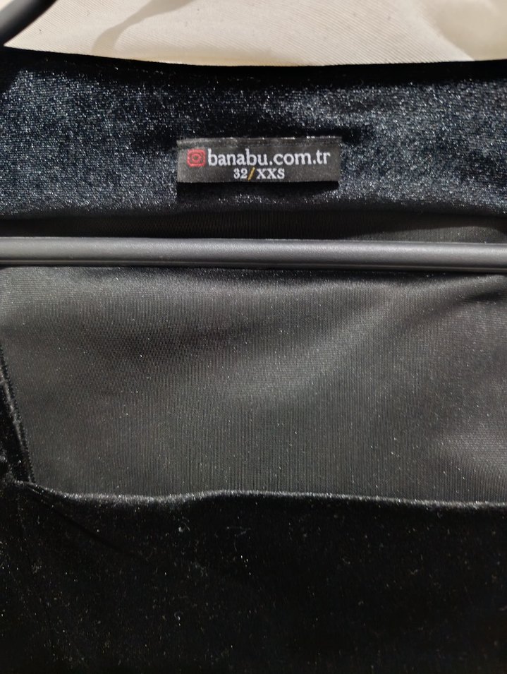 Siyah kare Yakalı Uzun Kollu Mini Elbise - Görsel 4