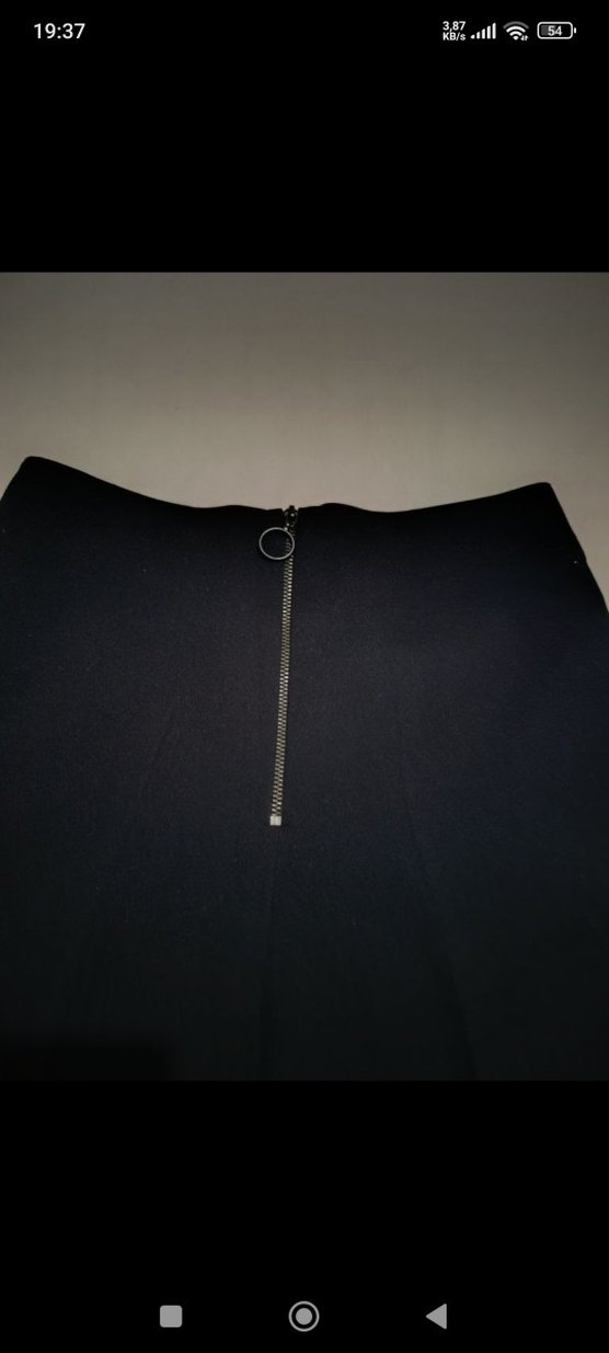 Lacivert Kadın Midi Kumaş Pantolon - Görsel 3