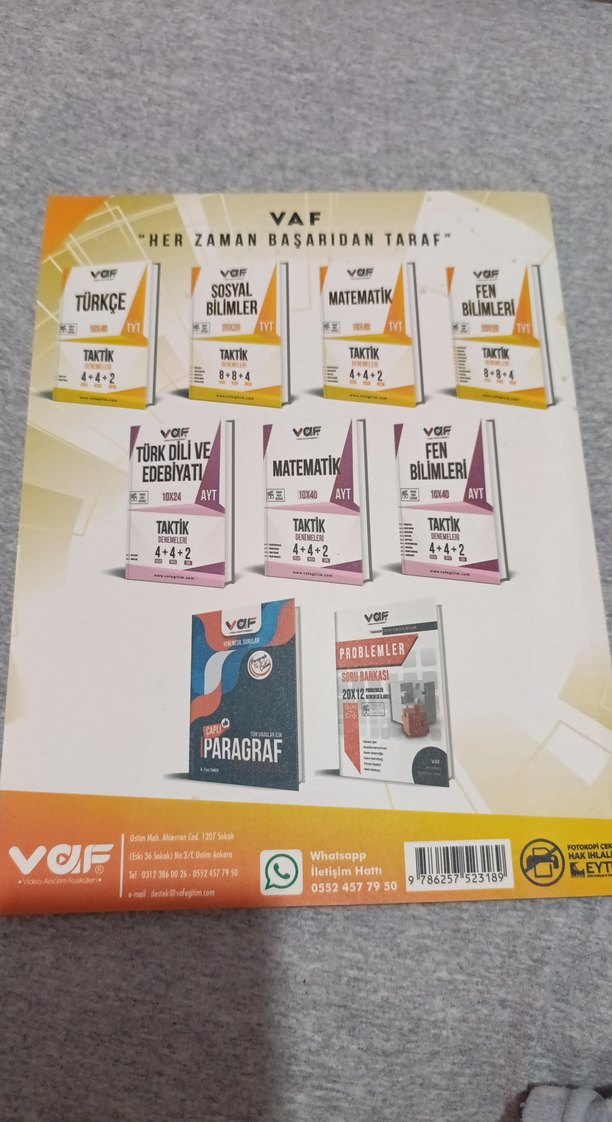 TYT Türkçe Taktik Denemeleri 10x40 - Görsel 2