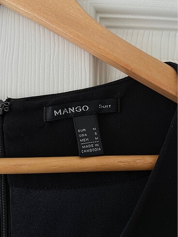 m Beden siyah Renk Mango Siyah Elbise