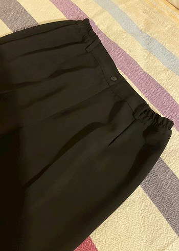 42 Beden Kadın Siyah Kumaş Pantolon