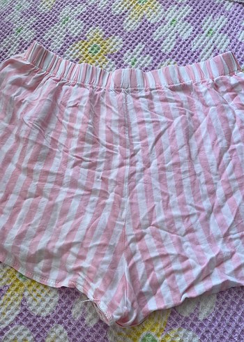 Pembe Pilili Pamuklu Mini Hamile Şort - Görsel 5