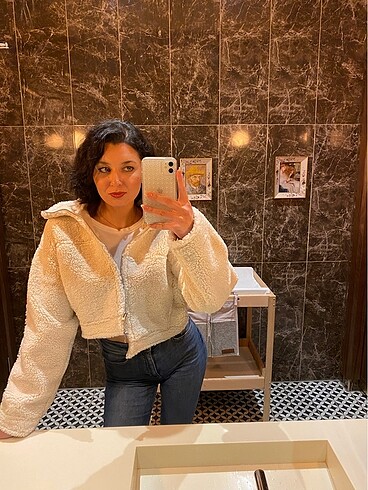 Zara yünlü mont