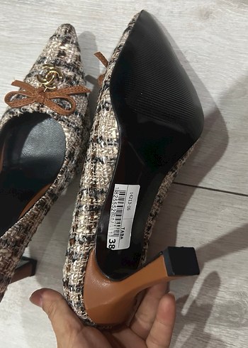 Kahverengi Tokalı Modern Klasik Kadın Babet - Görsel 4