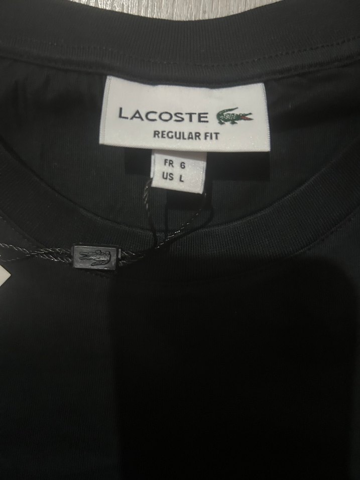 Lacoste L Siyah Baskılı Erkek Tişörtbeden - Görsel 4