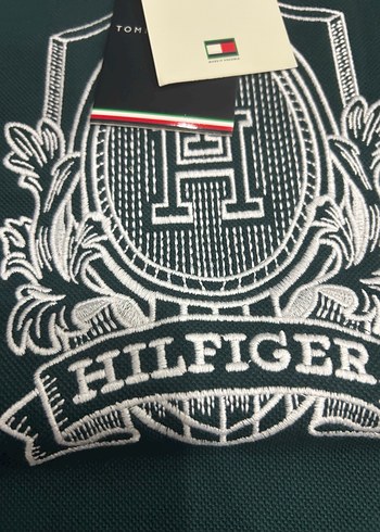 Tommy hılfıger m beden Erkek Yeşil nakışlı sweat - Görsel 6