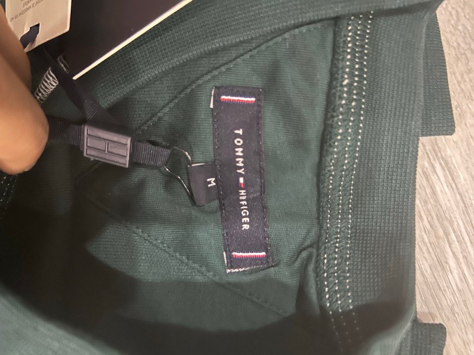 Tommy hılfıger m beden Erkek Yeşil nakışlı sweat - Görsel 2