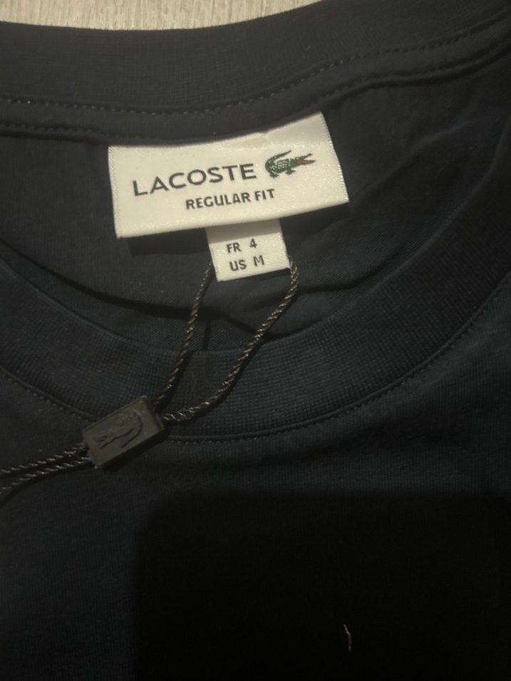 Lacoste m beden Siyah Baskılı Erkek Tişört - Görsel 4